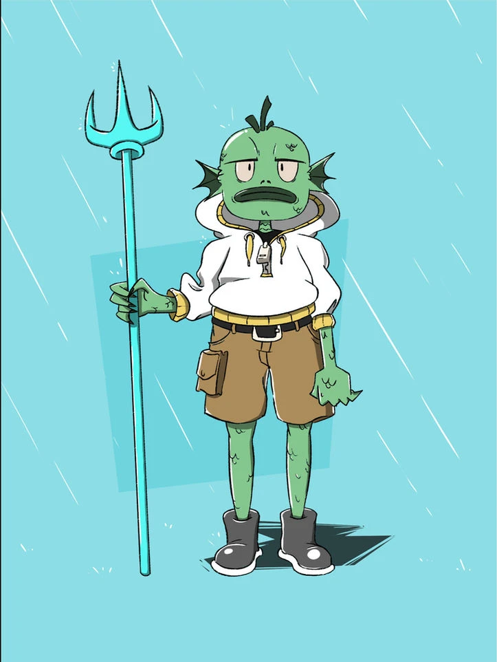 Gyro the Undersea Lighthouse keeper