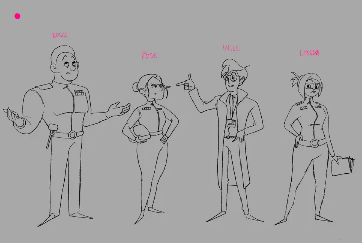 Ship's Crew Character Lineup