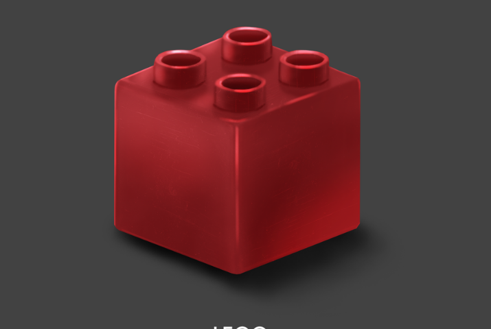 Cube - Material Study (LEGO, Stone, Amber, Egg)